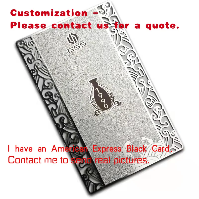 Изготовленная на заказ металлическая высококачественная полая членская карта из нержавеющей стали на заказ персонализированная табличка с именем Ym-металлическая карта, карта менеджера 3
Изготовленная на заказ металлическая высококачественная полая членская карта из нержавеющей стали на заказ персонализированная табличка с именем Ym-металлическая карта, карта менеджера 3