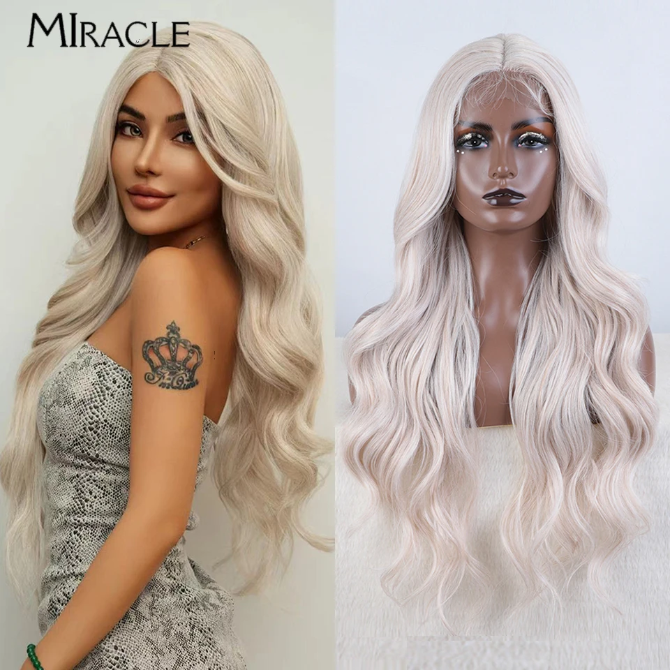 MIRACLE Synthetic 28 Inch Lace Front Body Wave Wig for Women Wig Ginger Fake Hair Long Wig With Baby Hair Female Lace Wigs
MIRACLE Synthetic 28 Inch Lace Front Body Wave Wig for Women Wig Ginger Fake Hair Long Wig With Baby Hair Female Lace Wigs
