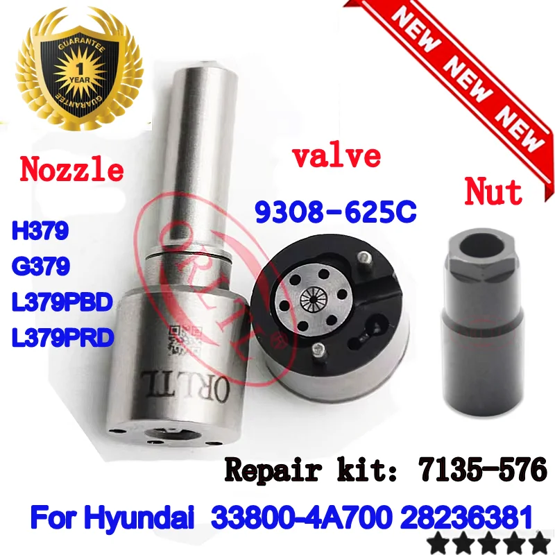 ОРЛЛ 28236381 33800-4A700 Ремкомплекты форсунок Common Rail 7135-576 Форсунка H379 G379 Регулирующий клапан 9308-625C для Hyundai
ОРЛЛ 28236381 33800-4A700 Ремкомплекты форсунок Common Rail 7135-576 Форсунка H379 G379 Регулирующий клапан 9308-625C для Hyundai