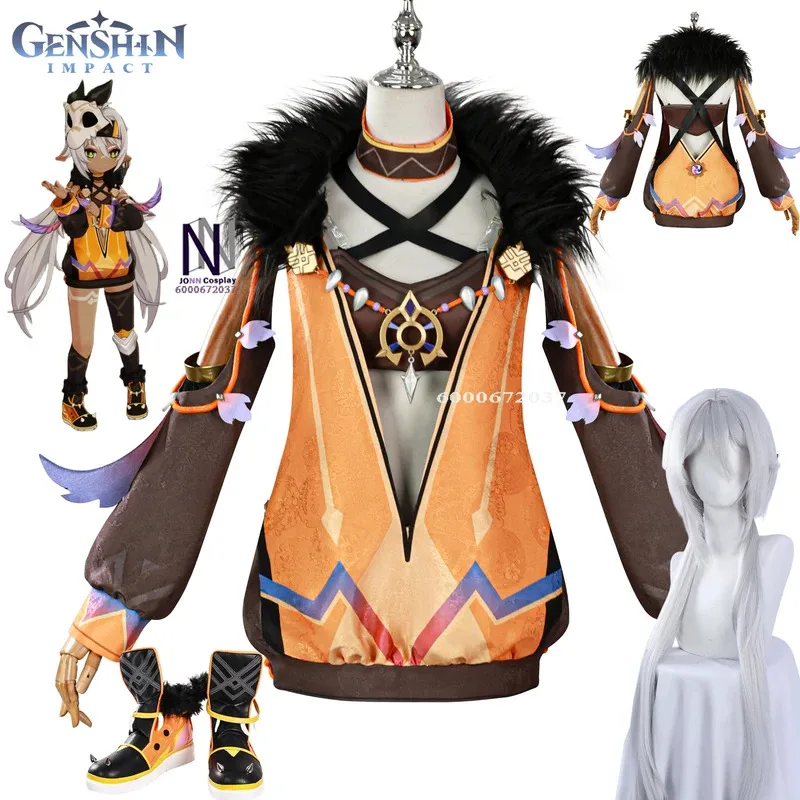 Game Genshin Impact Iansan Cosplay Costume Anime Cute Clothes for Women 3D Accessories Wig Shoes Full Set Suit Halloween Party
Game Genshin Impact Iansan Cosplay Costume Anime Cute Clothes for Women 3D Accessories Wig Shoes Full Set Suit Halloween Party
