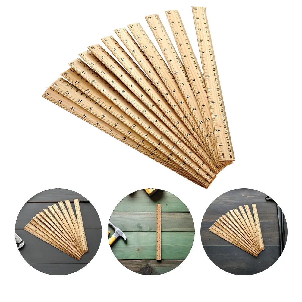 30 шт. деревянных измерительных линеек с двойной шкалой, точные прямые линейки для школы, дома, офиса, использования в классах, 30 см
30 шт. деревянных измерительных линеек с двойной шкалой, точные прямые линейки для школы, дома, офиса, использования в классах, 30 см