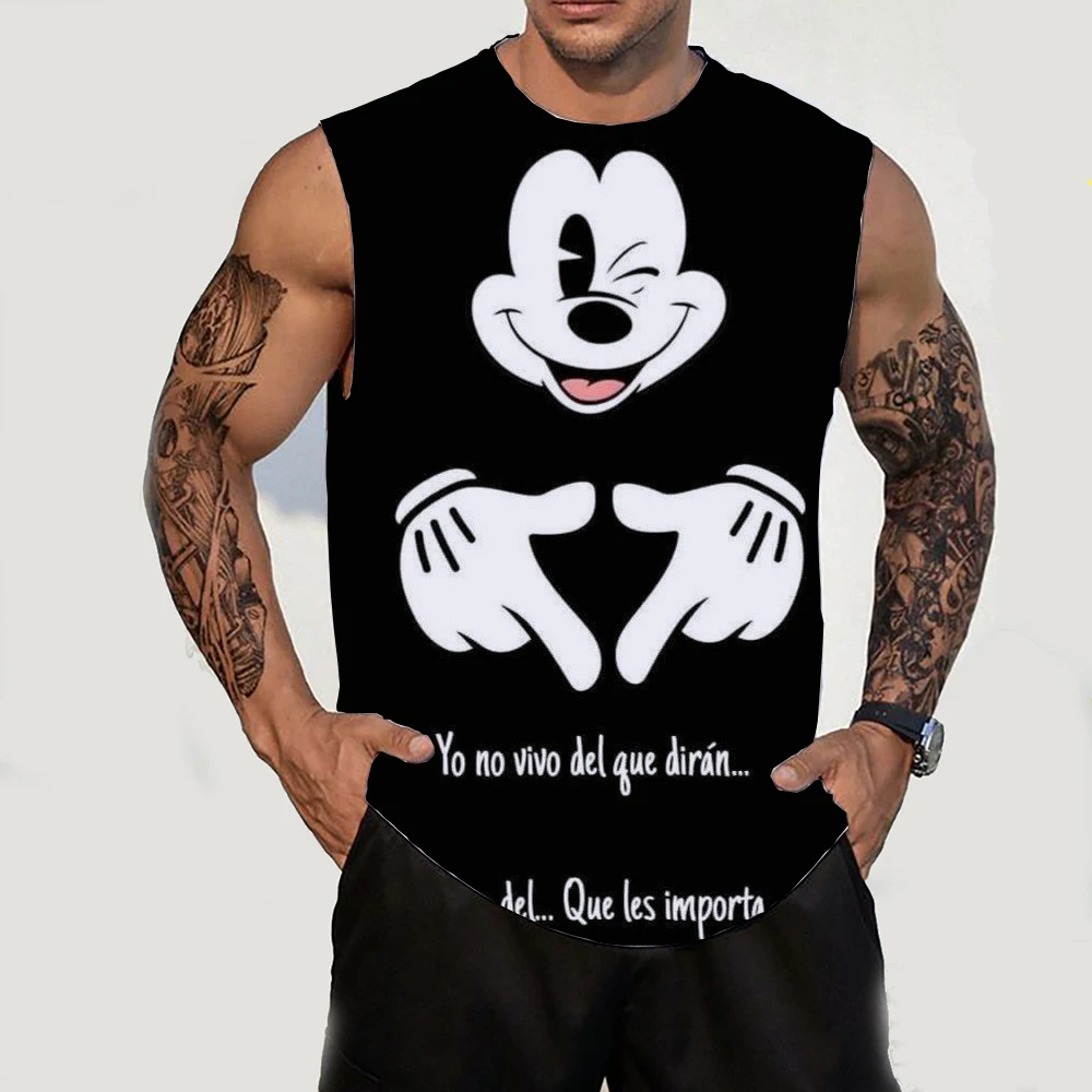 New Disney Summer Tank Top Short Sleeve Men's T-shirt Cartoon Mickey Mouse Print T-shirt Anime Couple T-shirt Disney Top
New Disney Summer Tank Top Short Sleeve Men's T-shirt Cartoon Mickey Mouse Print T-shirt Anime Couple T-shirt Disney Top