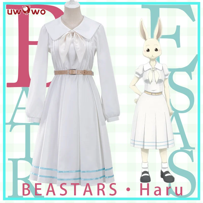 new Anime Beastars Haru Cosplay Costume Uniform White Rabbit Animal Cute Dress halloween
new Anime Beastars Haru Cosplay Costume Uniform White Rabbit Animal Cute Dress halloween
