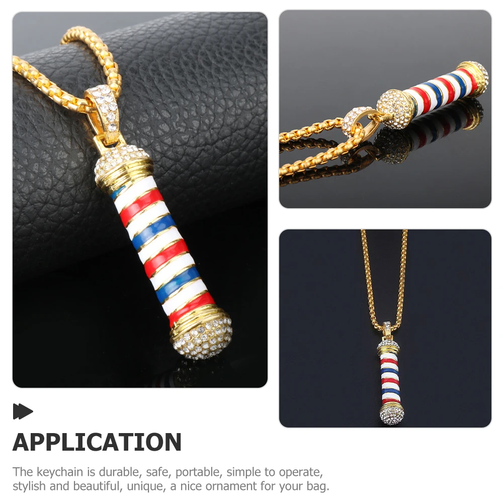 Turning Light Necklace Keychain Barber Alloy Pendant Bag Hanging Decorative Jewelry Accessories For Hairdresser Stylish Gift
Turning Light Necklace Keychain Barber Alloy Pendant Bag Hanging Decorative Jewelry Accessories For Hairdresser Stylish Gift