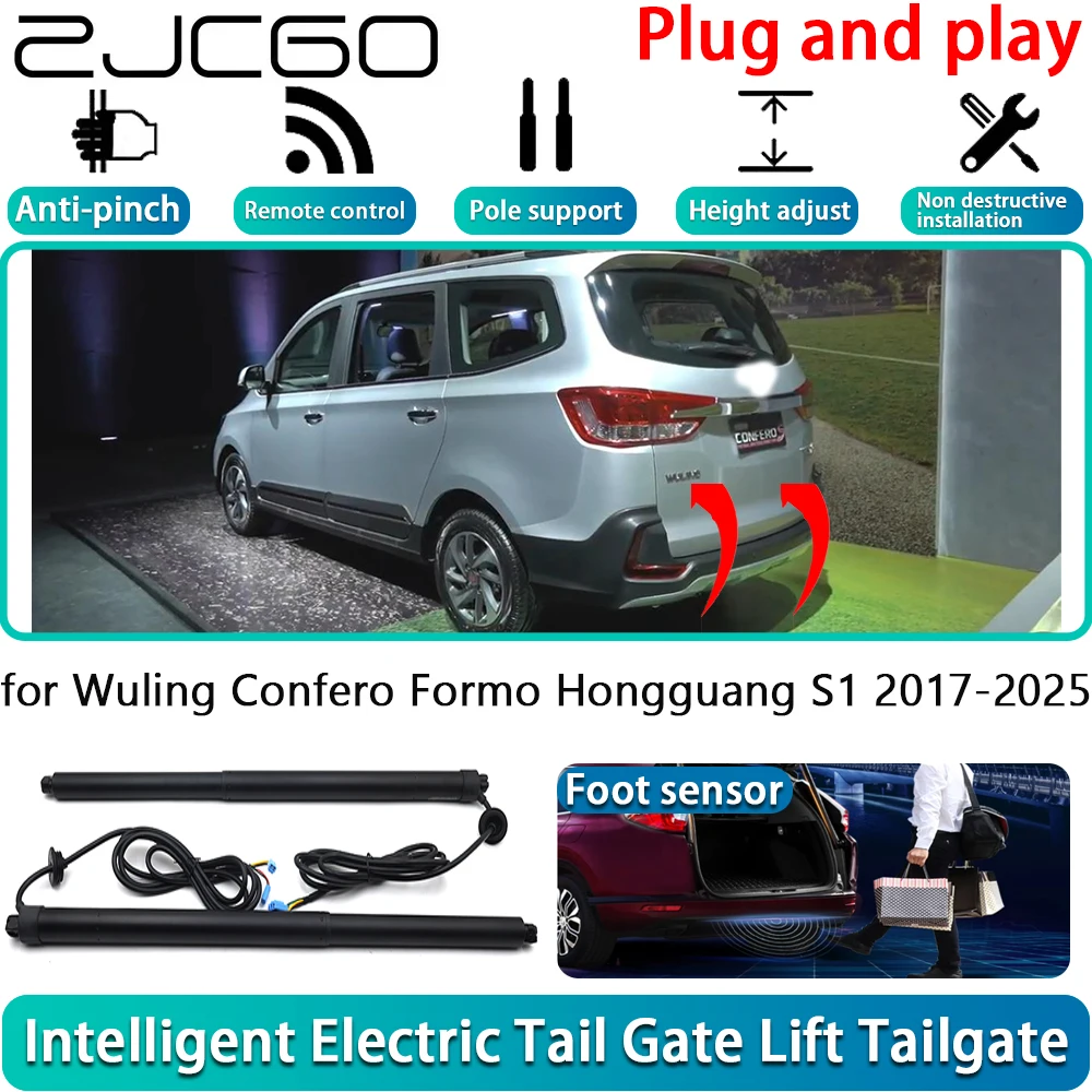 ZJCGO for Wuling Confero Formo Hongguang S1 2017-2025 Car Electric Powered Tailgate Power Liftgate Automatic Tailgate System
ZJCGO for Wuling Confero Formo Hongguang S1 2017-2025 Car Electric Powered Tailgate Power Liftgate Automatic Tailgate System