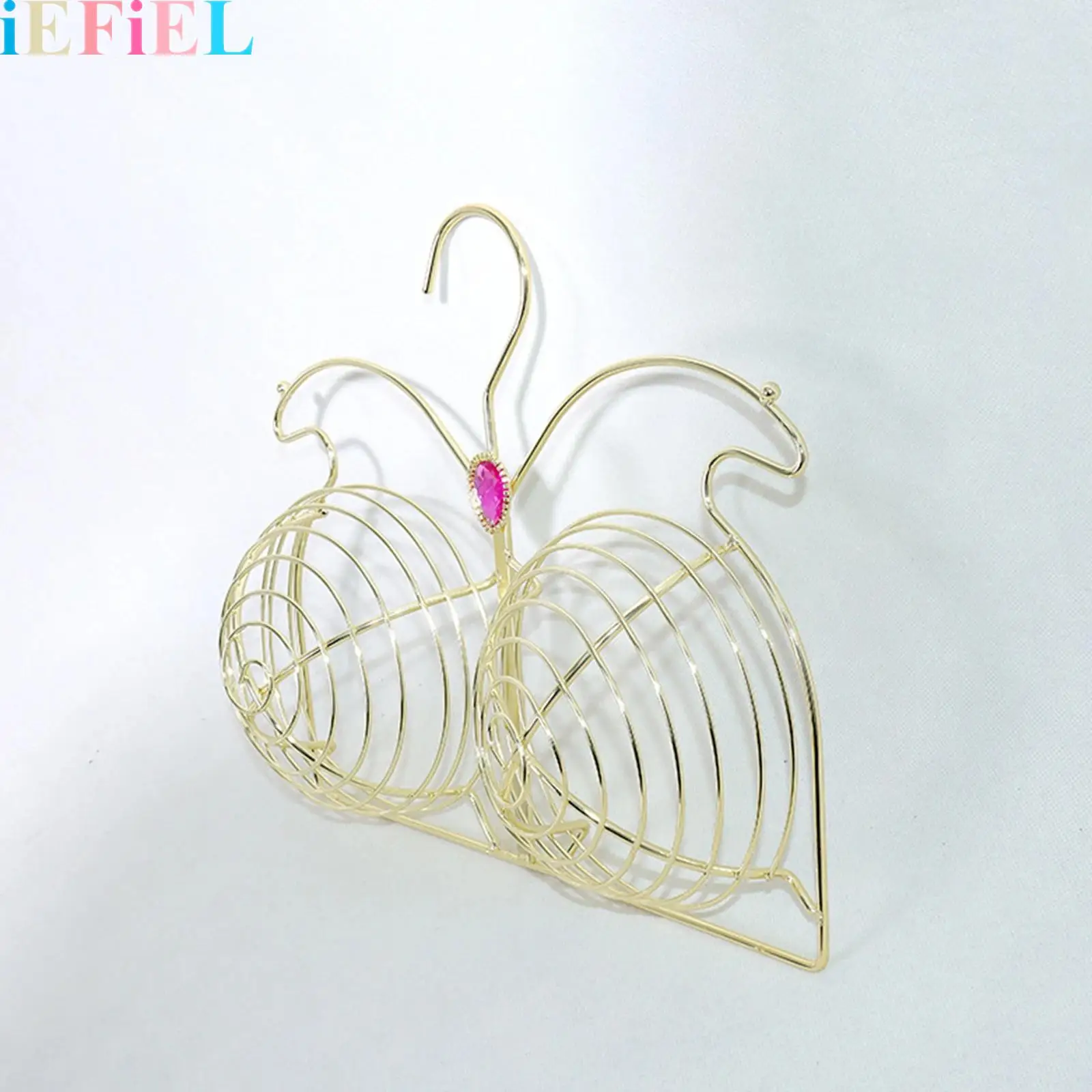 Women Metal Underwear Display Hanger with Rhinestones Decor for Underwear Retail Store Fixtures And Lingerie Showcases
Women Metal Underwear Display Hanger with Rhinestones Decor for Underwear Retail Store Fixtures And Lingerie Showcases