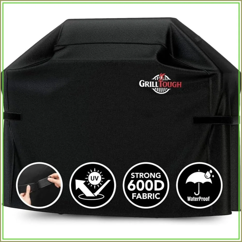Heavy Duty BBQ Grill Cover 60 Inch Waterproof Weather Resistant with Adjustable Straps for Gas Grills
Heavy Duty BBQ Grill Cover 60 Inch Waterproof Weather Resistant with Adjustable Straps for Gas Grills