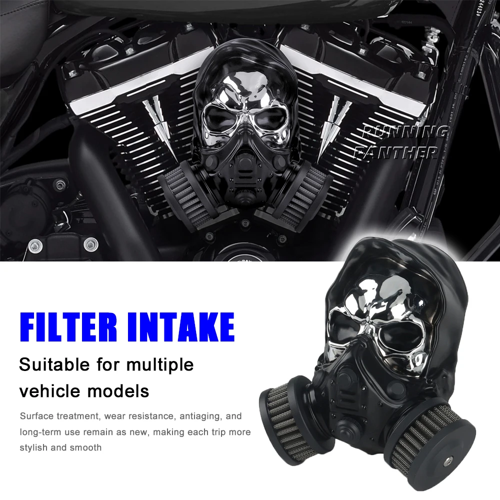 For Harley Road Glide Road King Street Glide 2008-16 Cruiser Models 2011-17 Skull High-Flow Air Filter Cleaner System Intake Kit
For Harley Road Glide Road King Street Glide 2008-16 Cruiser Models 2011-17 Skull High-Flow Air Filter Cleaner System Intake Kit