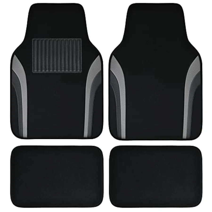 Leather Waterproof Sporty Car Floor Mats Carpet, Universal Automotive Floor Mat Fit for Sedans, Cars, Mid Trucks, Vans, SUV, Se
Leather Waterproof Sporty Car Floor Mats Carpet, Universal Automotive Floor Mat Fit for Sedans, Cars, Mid Trucks, Vans, SUV, Se