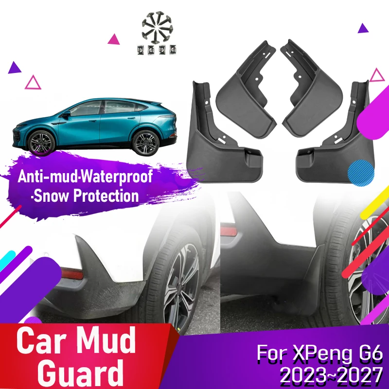 Car Mudguard For XPeng G6 2023 2024 2025 2026 2027 Dustproof Fenders Flap Flare Muds Door Guards Auto Accessories Exterior Parts
Car Mudguard For XPeng G6 2023 2024 2025 2026 2027 Dustproof Fenders Flap Flare Muds Door Guards Auto Accessories Exterior Parts