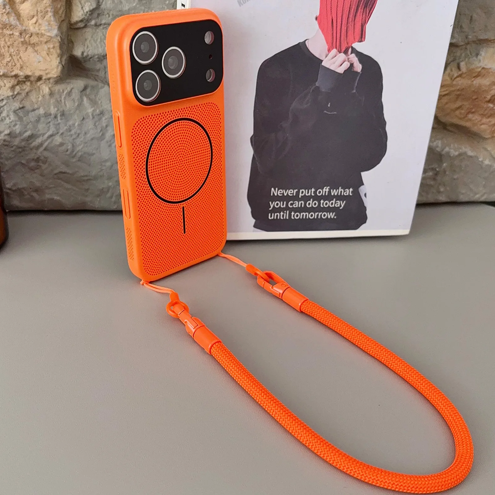 Breathable Mesh Magnetic Phone Case For iPhone 17 Pro Max 16 15 14 13 Air with Wireless Charging & Matching Lanyard Cover
Breathable Mesh Magnetic Phone Case For iPhone 17 Pro Max 16 15 14 13 Air with Wireless Charging & Matching Lanyard Cover