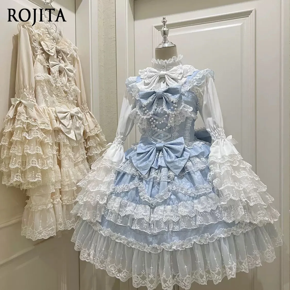 Rojita Lolita Tiered Lace JSK 2026 Spring Autumn Sweet Girl Lace Princess Cake Dress Fairy Suspender Dress Shirt Not Included
Rojita Lolita Tiered Lace JSK 2026 Spring Autumn Sweet Girl Lace Princess Cake Dress Fairy Suspender Dress Shirt Not Included