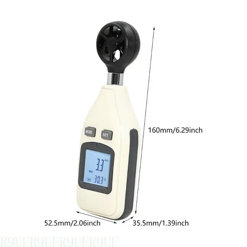 R9UF портативные воздушные потоки тестер ABS Detectors Speed Speed Speed для любителей метеорологии
R9UF портативные воздушные потоки тестер ABS Detectors Speed Speed Speed для любителей метеорологии