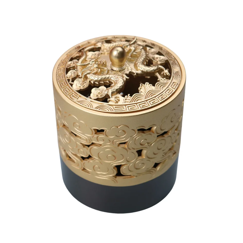 PYH spot metal incense burner antique Shuanglong play beads auspicious cloud sandalwood agarwood ornament
PYH spot metal incense burner antique Shuanglong play beads auspicious cloud sandalwood agarwood ornament