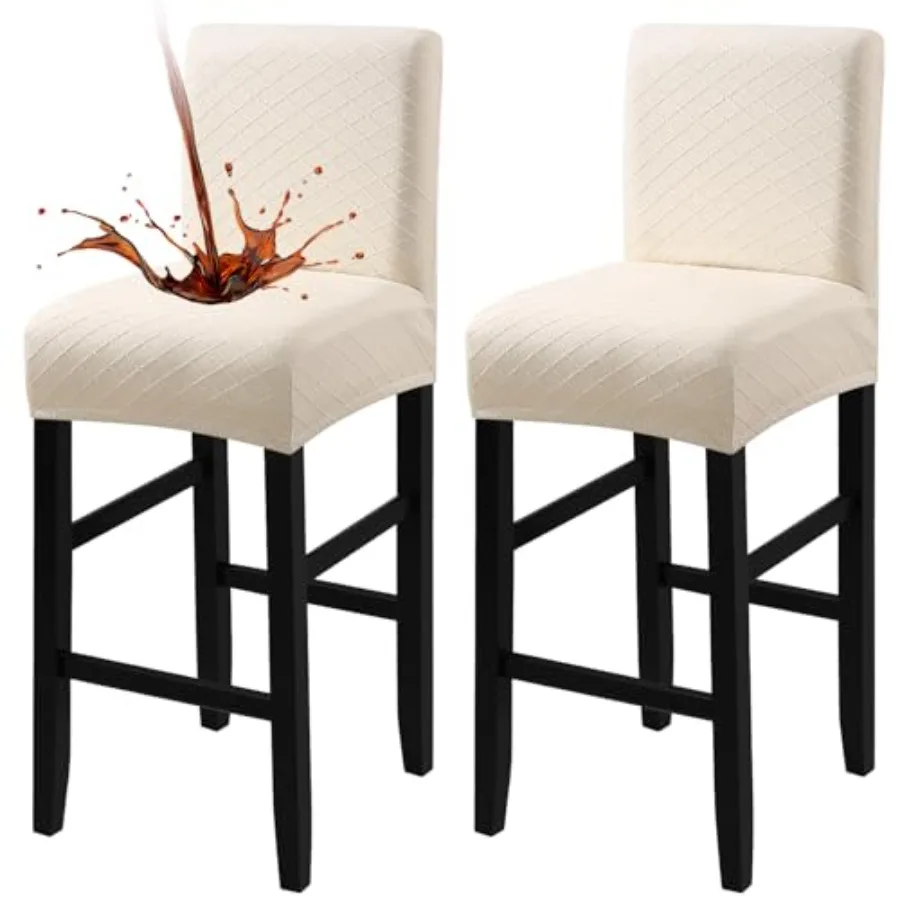 Waterproof Bar Stool Covers 2 PCS, Stretch Pub Tall Chair Slipcover with Backs Counter Chair Cover Barstool Slipcovers Removabl
Waterproof Bar Stool Covers 2 PCS, Stretch Pub Tall Chair Slipcover with Backs Counter Chair Cover Barstool Slipcovers Removabl