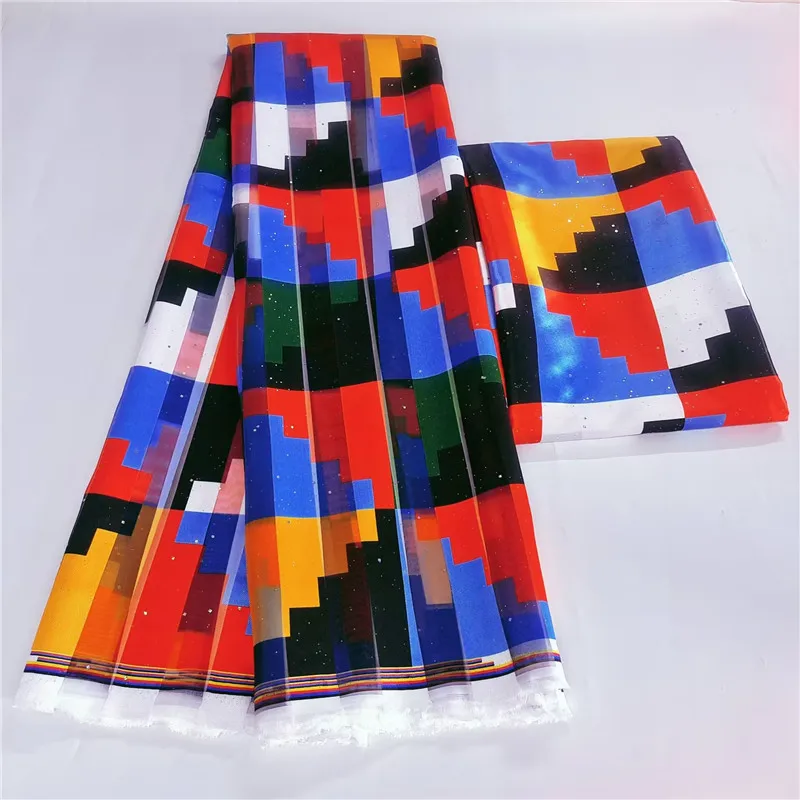 Gold Dust Golden African Fabric 3+3 Yards Ghana Style Satin Silk with Organza African Wax Design for Fashion Crafts L112286
Gold Dust Golden African Fabric 3+3 Yards Ghana Style Satin Silk with Organza African Wax Design for Fashion Crafts L112286