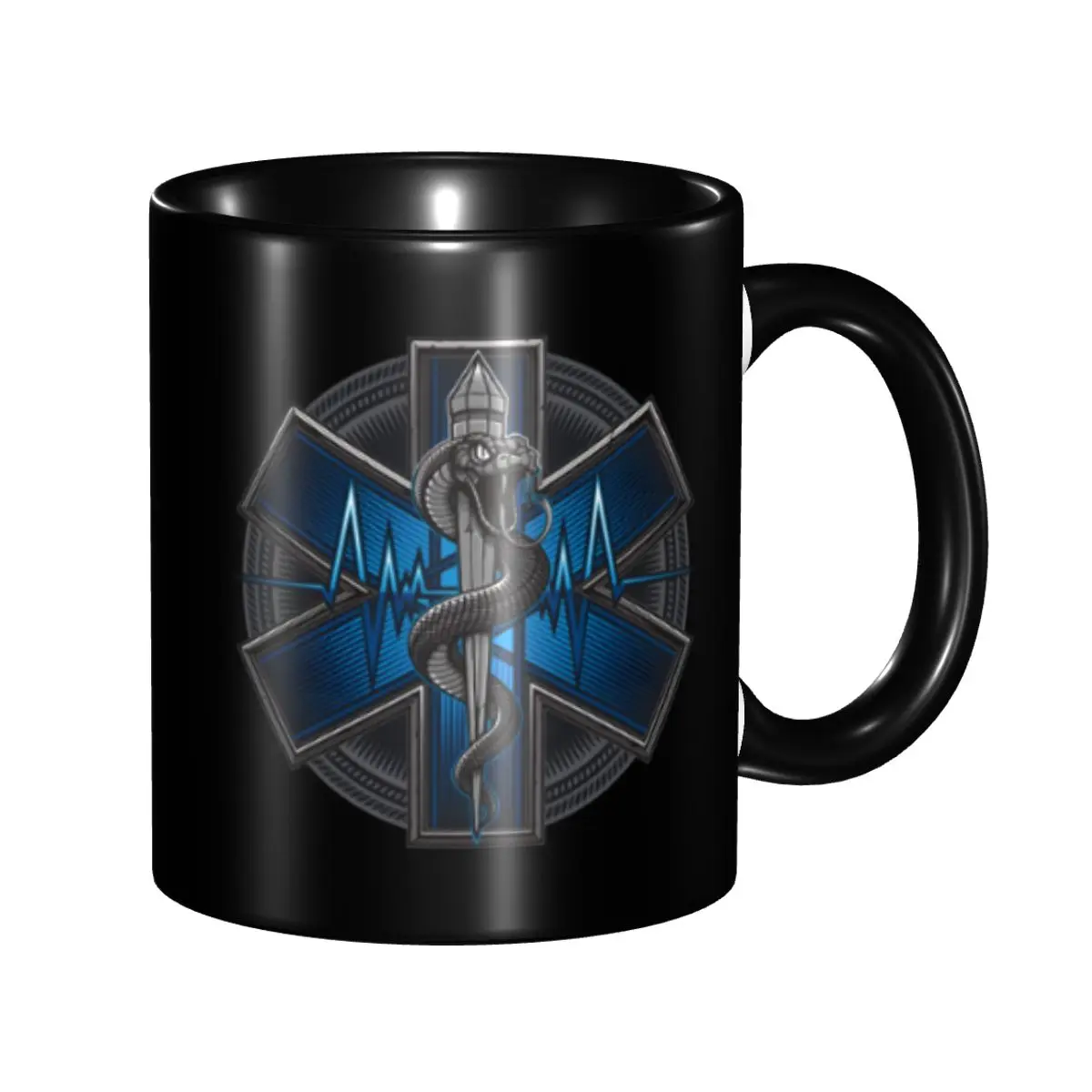 Custom Star Of Life Logo Coffee Mug DIY EMT Emergency Medical Ceramic Milk Tea Mug
Custom Star Of Life Logo Coffee Mug DIY EMT Emergency Medical Ceramic Milk Tea Mug