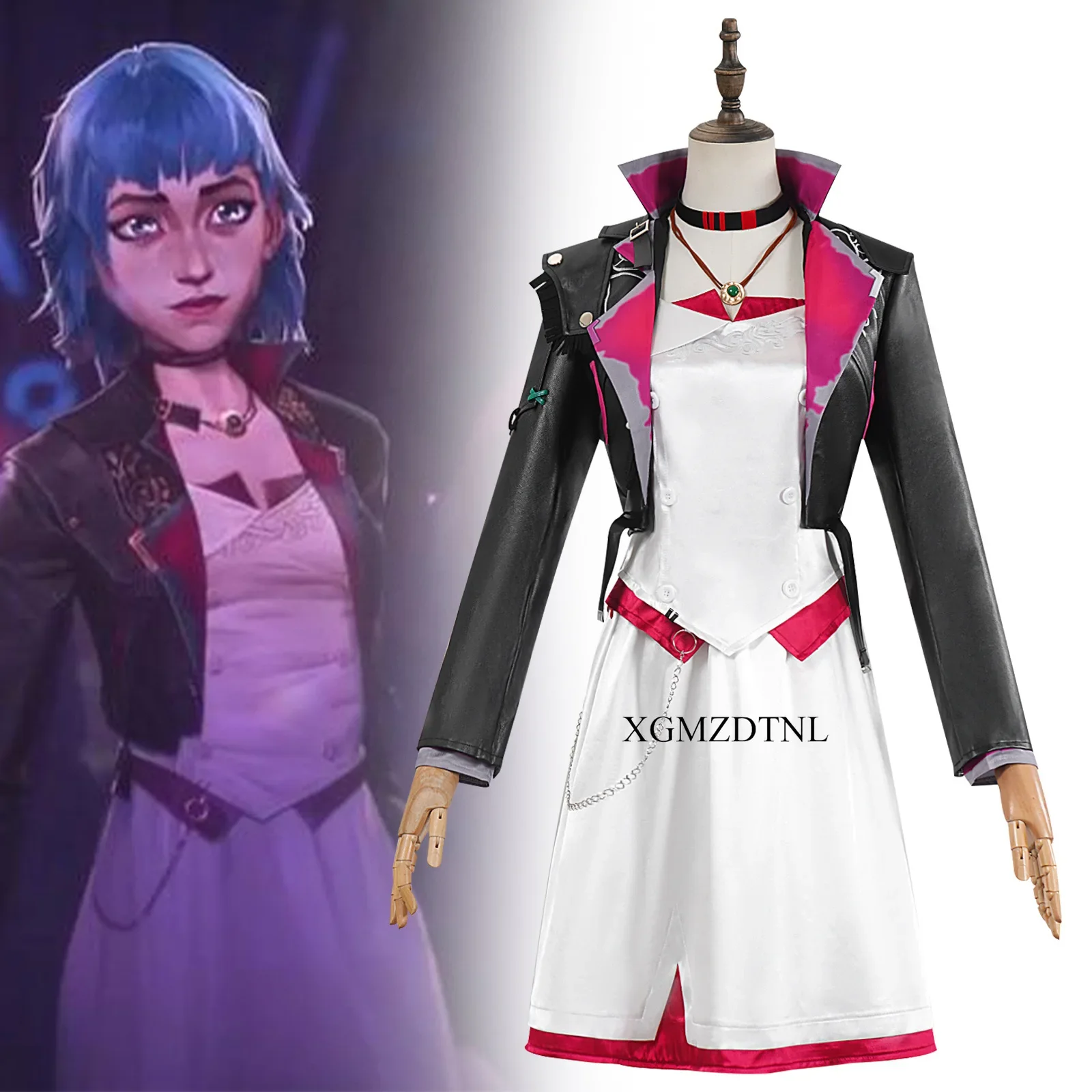 Arcane: League of Legends Baobao Jinx Cosplay Costume Dress Jacket Role Play Party Carnival Woman Cos Clothes
Arcane: League of Legends Baobao Jinx Cosplay Costume Dress Jacket Role Play Party Carnival Woman Cos Clothes