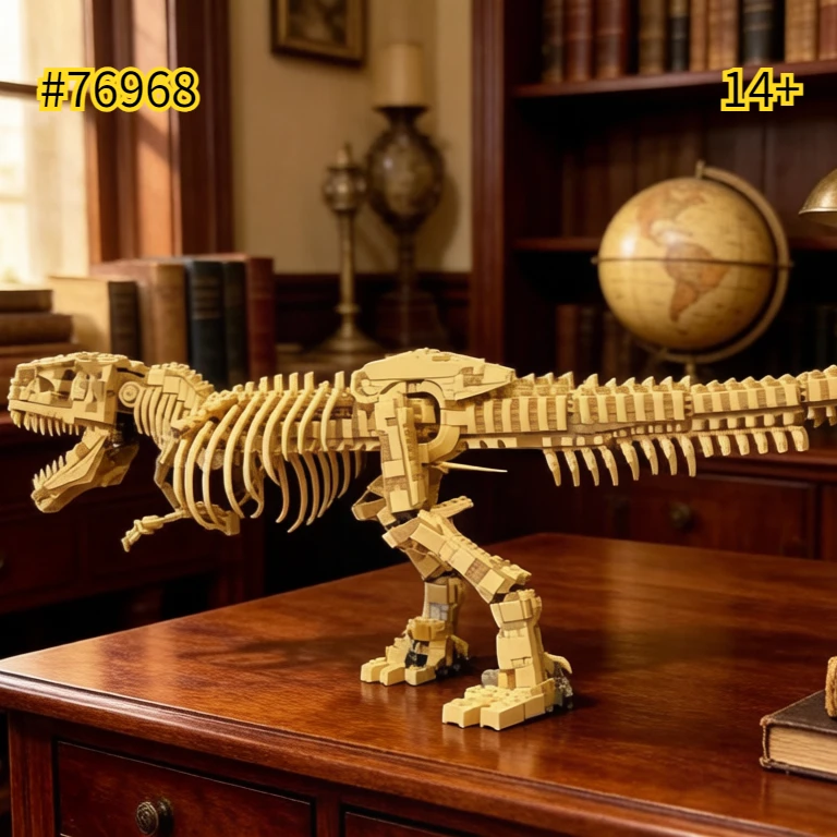 Tyrannosaurus Rex Skeleton 76968 Building Blocks Sets Compatible with Legoed Particles Suitable for Birthday Gifts 3145pcs
Tyrannosaurus Rex Skeleton 76968 Building Blocks Sets Compatible with Legoed Particles Suitable for Birthday Gifts 3145pcs