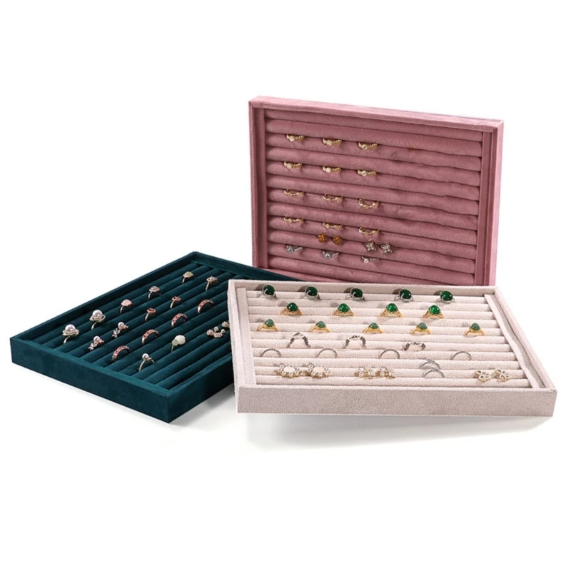 Jewelry Presentation Tray with Velvets Lining Multifunctional Stackable Plate for Bracelets Rings Storage Container D2RD
Jewelry Presentation Tray with Velvets Lining Multifunctional Stackable Plate for Bracelets Rings Storage Container D2RD