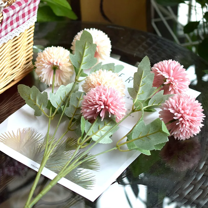 Decorate 3 Heads Dandelion Hyacinths DIY Flower Arrangement Photography Ornaments Simulated Flower Bouquets Wedding Celebration
Decorate 3 Heads Dandelion Hyacinths DIY Flower Arrangement Photography Ornaments Simulated Flower Bouquets Wedding Celebration