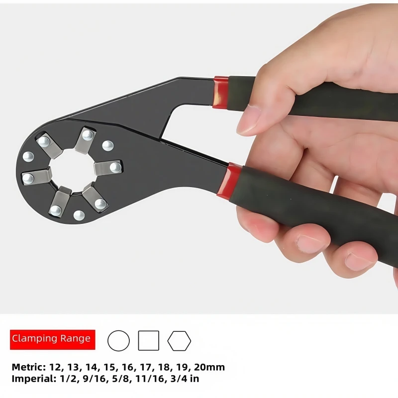 Multifunctional Magic Alloy Carbon Steel Industrial Grade Adjustable Hex Wrench Hand Tool TPP Non-slip Insulated Handle Portable
Multifunctional Magic Alloy Carbon Steel Industrial Grade Adjustable Hex Wrench Hand Tool TPP Non-slip Insulated Handle Portable