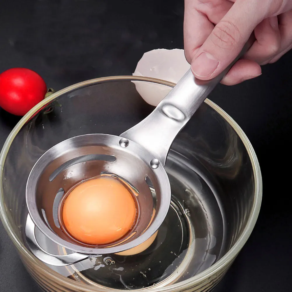 1Pcs Egg Separator Stainless Steel Easy to Use for Elderly and Household Egg Separator Kitchen Supply
1Pcs Egg Separator Stainless Steel Easy to Use for Elderly and Household Egg Separator Kitchen Supply