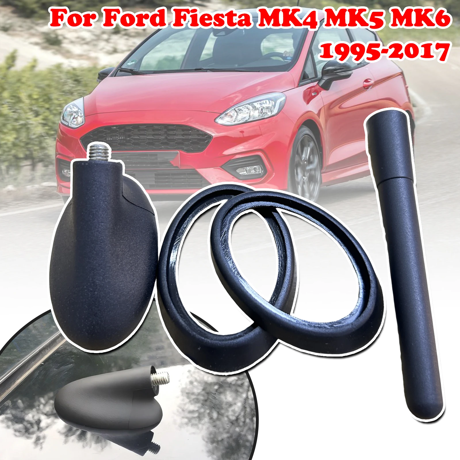 9.7CM/3.82in AM/FM Antenna Bee Sting For Fiesta MK4 MK5 MK6 Aerial Mast Radio Roof Mount Short Rod Gaskets Base Seal Replacement
9.7CM/3.82in AM/FM Antenna Bee Sting For Fiesta MK4 MK5 MK6 Aerial Mast Radio Roof Mount Short Rod Gaskets Base Seal Replacement
