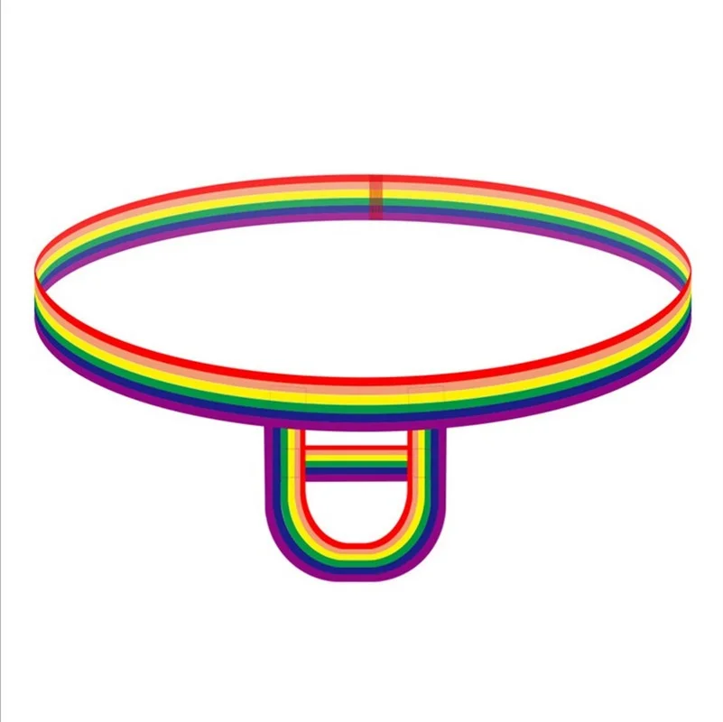 Men's Sexy Jockstrap Crotchless Cock Ring Thong Open Butt Panties Backless Bikini Rainbow Striped Fetish Costumes
Men's Sexy Jockstrap Crotchless Cock Ring Thong Open Butt Panties Backless Bikini Rainbow Striped Fetish Costumes