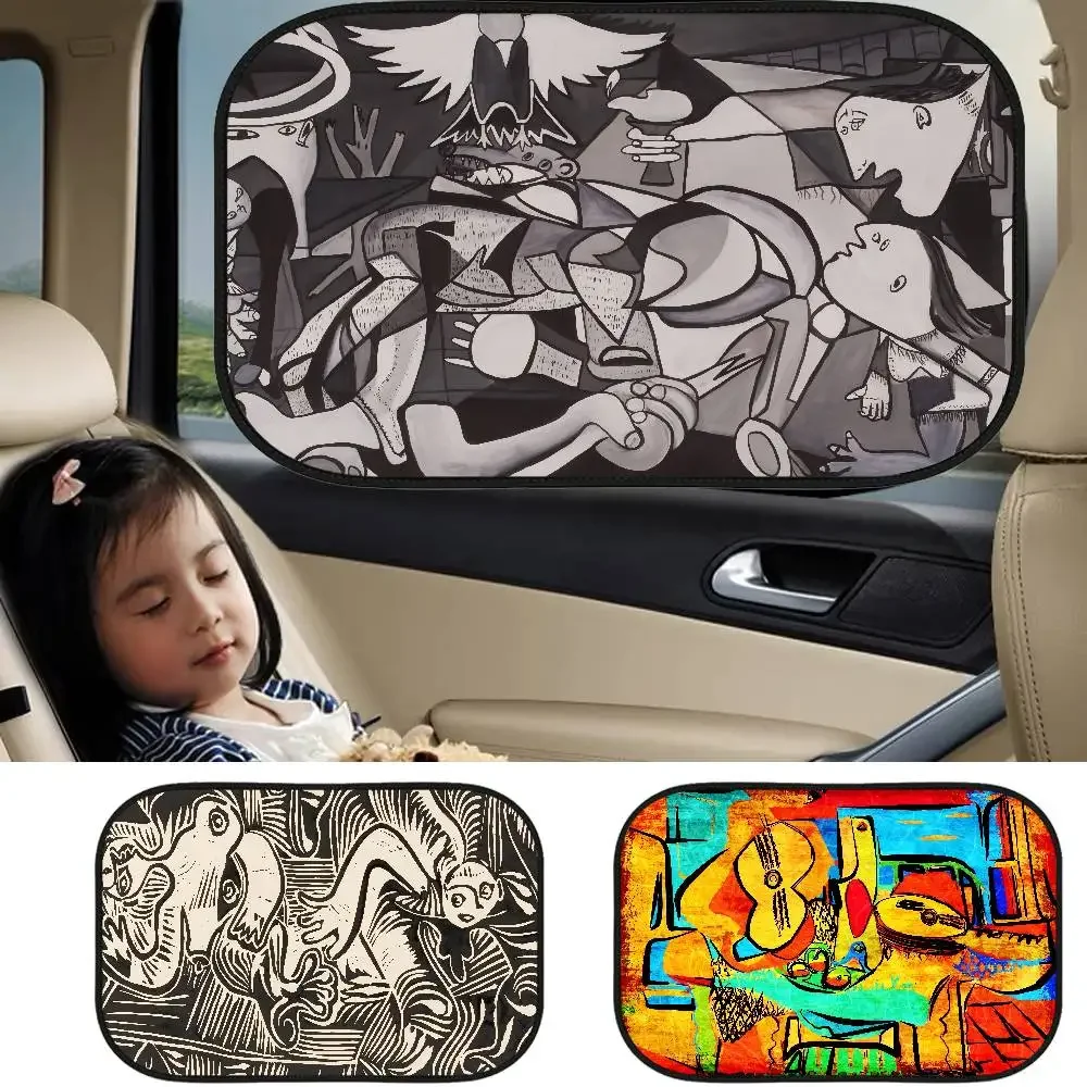 Picasso's Abstract Art Generic Car Window Shades Sun Covers Seat Sun Protection Static Cling Cars Shades Blackout For Vehicles
Picasso's Abstract Art Generic Car Window Shades Sun Covers Seat Sun Protection Static Cling Cars Shades Blackout For Vehicles
