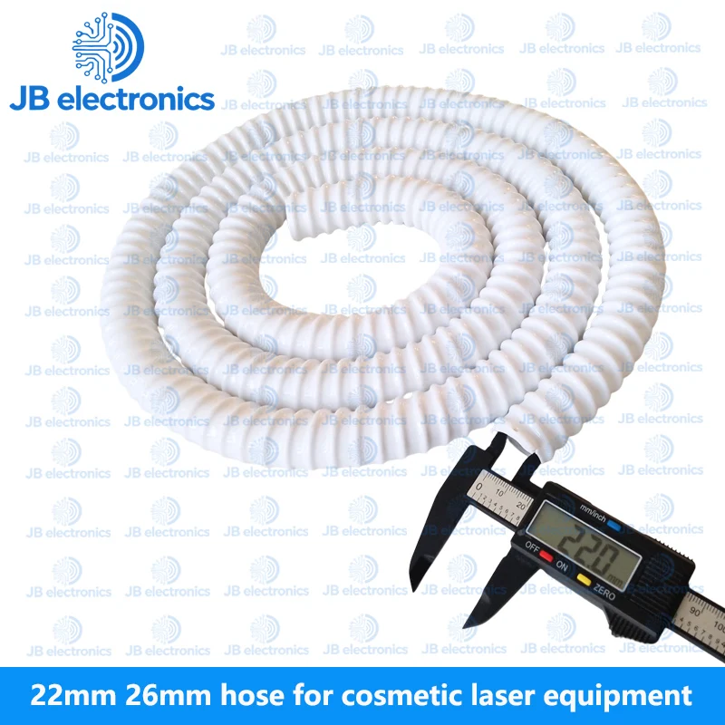 White color 22mm 26mm hose for cosmetic laser equipment
White color 22mm 26mm hose for cosmetic laser equipment