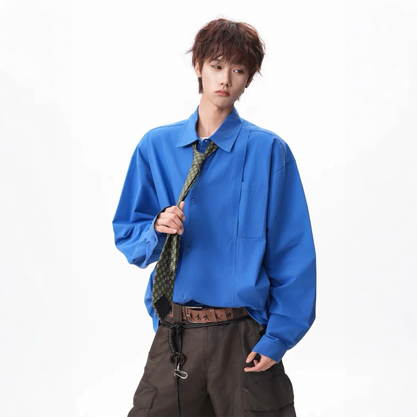 American Style Long Sleeve Men's Shirt Casual Loose Bottom Open Cardigan Spring 2026 New Design Loose Feeling Base Layer
American Style Long Sleeve Men's Shirt Casual Loose Bottom Open Cardigan Spring 2026 New Design Loose Feeling Base Layer