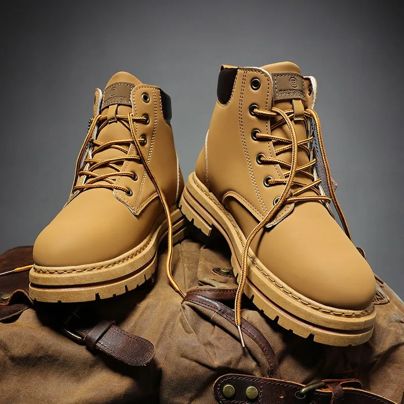 Новые высокие ботинки 2026 года, мужские кожаные туфли, модные мотоциклетные ботинки, зимние ботинки на шнуровке, ковбойские сапоги для мужчин
Новые высокие ботинки 2026 года, мужские кожаные туфли, модные мотоциклетные ботинки, зимние ботинки на шнуровке, ковбойские сапоги для мужчин