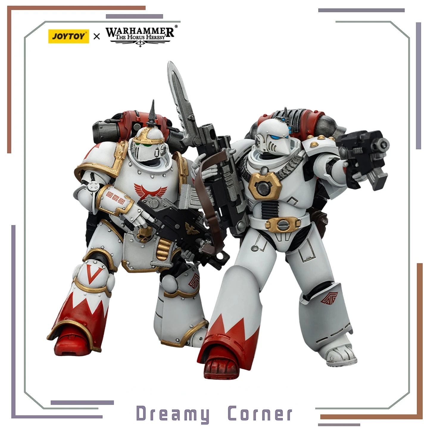 【Предзаказ】Фигурки JOYTOY Warhammer: Третье Время, Легионер MKVI (Белые Шрамы) — 2 шт., масштаб 1/18
【Предзаказ】Фигурки JOYTOY Warhammer: Третье Время, Легионер MKVI (Белые Шрамы) — 2 шт., масштаб 1/18