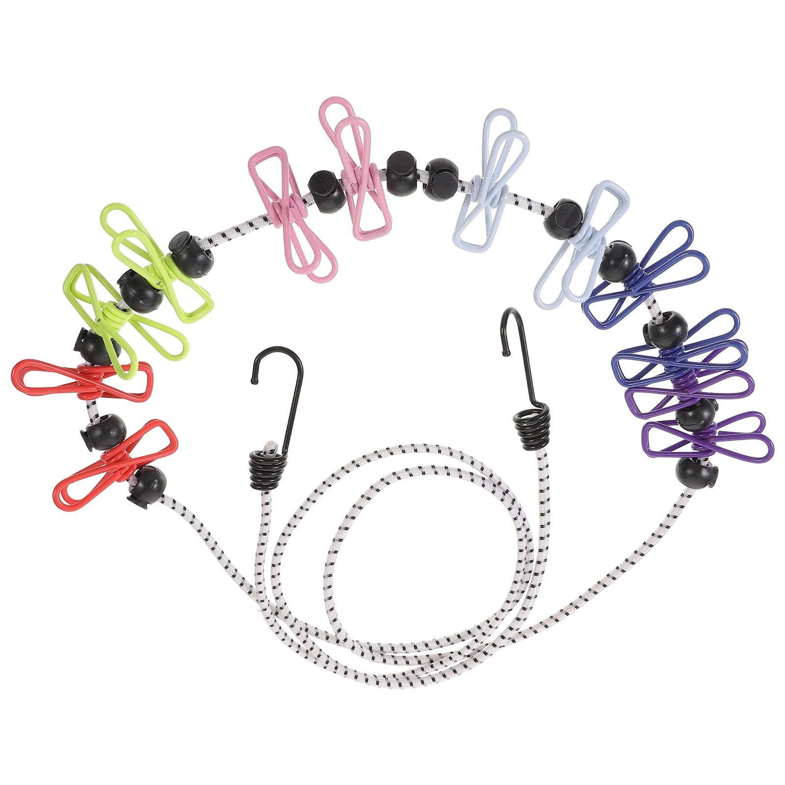 2pcs Rainbow Clothesline 12 Windproof Clips Stainless Steel Plastic Rope Portable Travel Camping Outdoor Drying
2pcs Rainbow Clothesline 12 Windproof Clips Stainless Steel Plastic Rope Portable Travel Camping Outdoor Drying