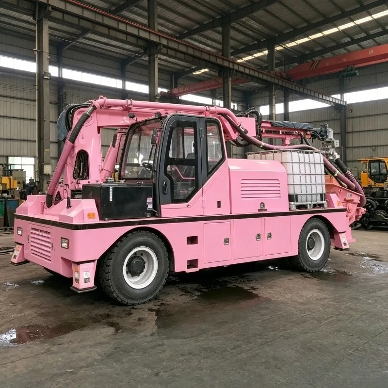 FOB Price Trailer Type Heavy Duty Wet Mix Concrete Spraying Pump For High Speed Rail Tunnel Reinforcement Construction Tasks Use
FOB Price Trailer Type Heavy Duty Wet Mix Concrete Spraying Pump For High Speed Rail Tunnel Reinforcement Construction Tasks Use