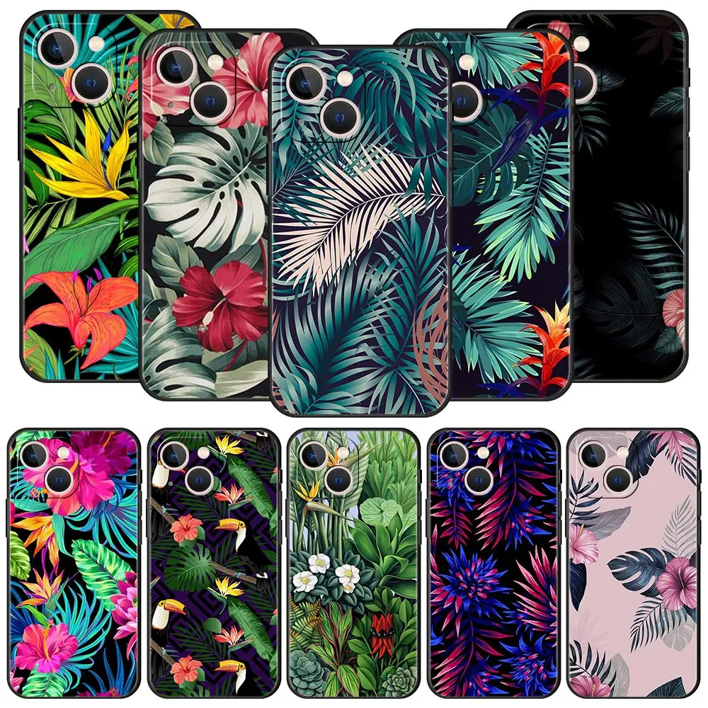Vintage Banana Leaf Flower Luxury Phone Case For iPhone 13 15 14 12 Mini 11 Pro MAX XR X SE XS 7 8 Plus Silicone Black Cover
Vintage Banana Leaf Flower Luxury Phone Case For iPhone 13 15 14 12 Mini 11 Pro MAX XR X SE XS 7 8 Plus Silicone Black Cover