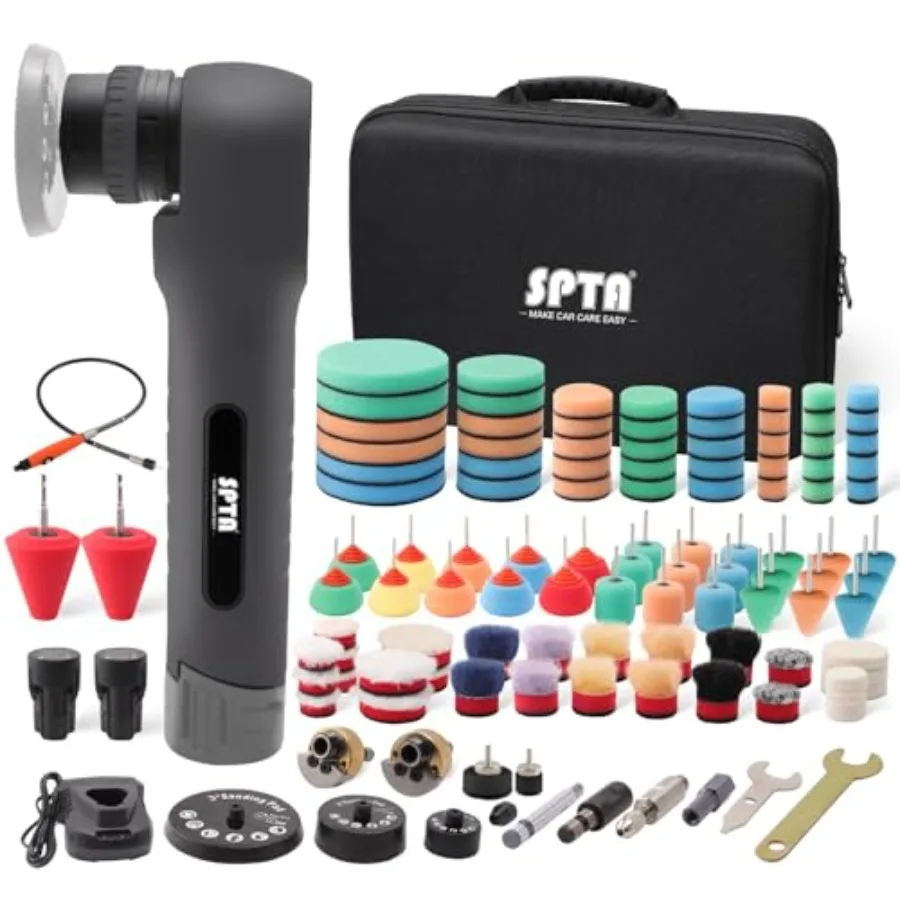 Cordl Mini Polisher, 12V Cordl Polisher for Detailed Polishing, Cordl Car Buffer Polisher, ROandDA Buffer Polisher with Mini Po
Cordl Mini Polisher, 12V Cordl Polisher for Detailed Polishing, Cordl Car Buffer Polisher, ROandDA Buffer Polisher with Mini Po