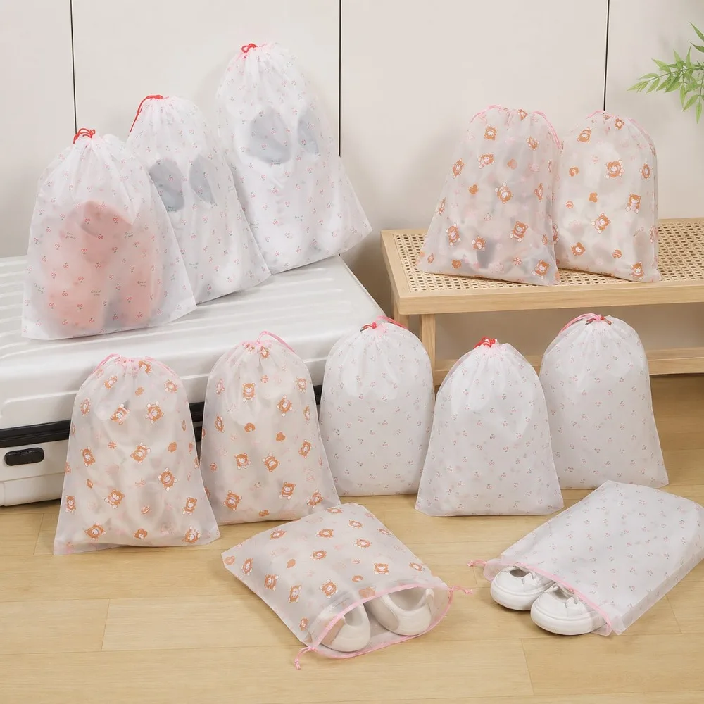 12pcs Shoe Organizer Bags, Lightweight Reusable Drawstring Storage Bags For Closet & Suitcase
12pcs Shoe Organizer Bags, Lightweight Reusable Drawstring Storage Bags For Closet & Suitcase