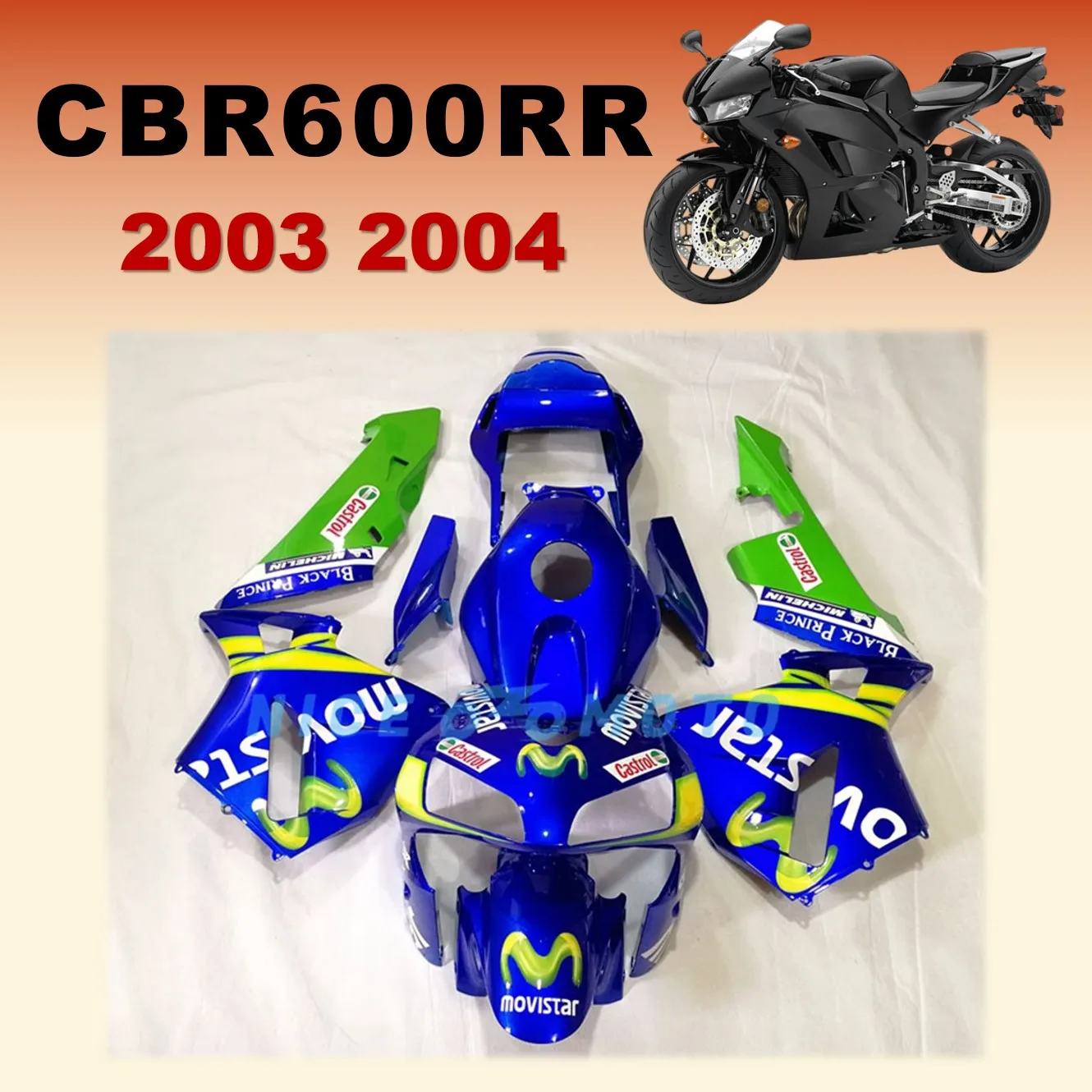 Fit For Honda CBR600RR Blue Green 2003 2004 Fairing Kit CBR 600 03 04 Superior Motorcycle Injection Bodywork XF03
Fit For Honda CBR600RR Blue Green 2003 2004 Fairing Kit CBR 600 03 04 Superior Motorcycle Injection Bodywork XF03