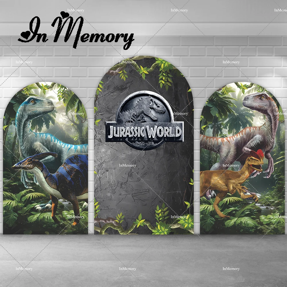 Forest Jurassic Park Dinosaur Theme Arch Backdrop for Boys Birthday Party Decoration Wood Door Chiara Wall Background Customized
Forest Jurassic Park Dinosaur Theme Arch Backdrop for Boys Birthday Party Decoration Wood Door Chiara Wall Background Customized