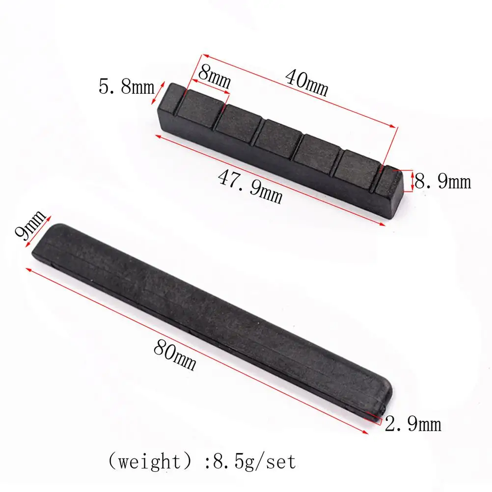 Plastic Guitar Nut Saddle Replacement Black Bridges Easy Cut Better Sound Guitar Accessories Up Down Pillow
Plastic Guitar Nut Saddle Replacement Black Bridges Easy Cut Better Sound Guitar Accessories Up Down Pillow