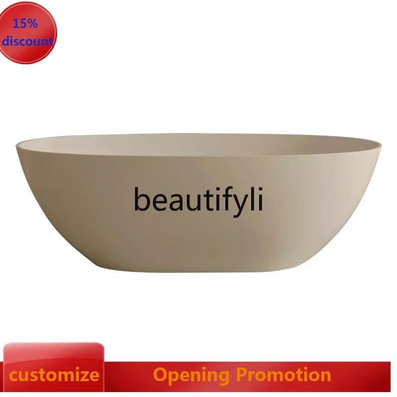 ss8350 ss 25Milk coffee artificial Qimei stone freestanding bathtub bathroom household bathtub hotel
ss8350 ss 25Milk coffee artificial Qimei stone freestanding bathtub bathroom household bathtub hotel