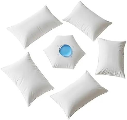 Waterproof Pillow Protectors 4 Pack - King 20x38" White
Waterproof Pillow Protectors 4 Pack - King 20x38" White
