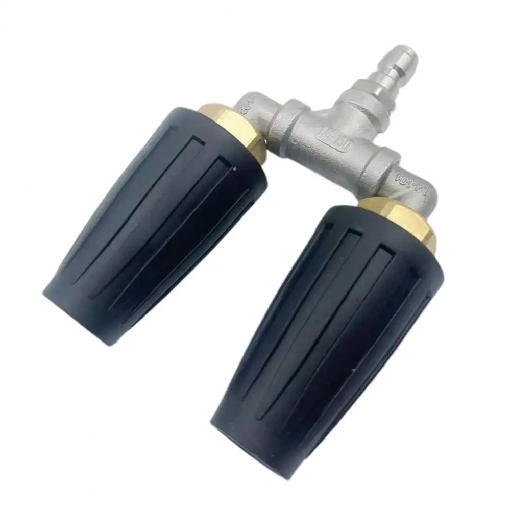 High Pressure Washer Nozzle 4000psi Dual Turbo Nozzle with 1/4 Quick Connector for Vehicle Strong Flushing Force Power Washer
High Pressure Washer Nozzle 4000psi Dual Turbo Nozzle with 1/4 Quick Connector for Vehicle Strong Flushing Force Power Washer