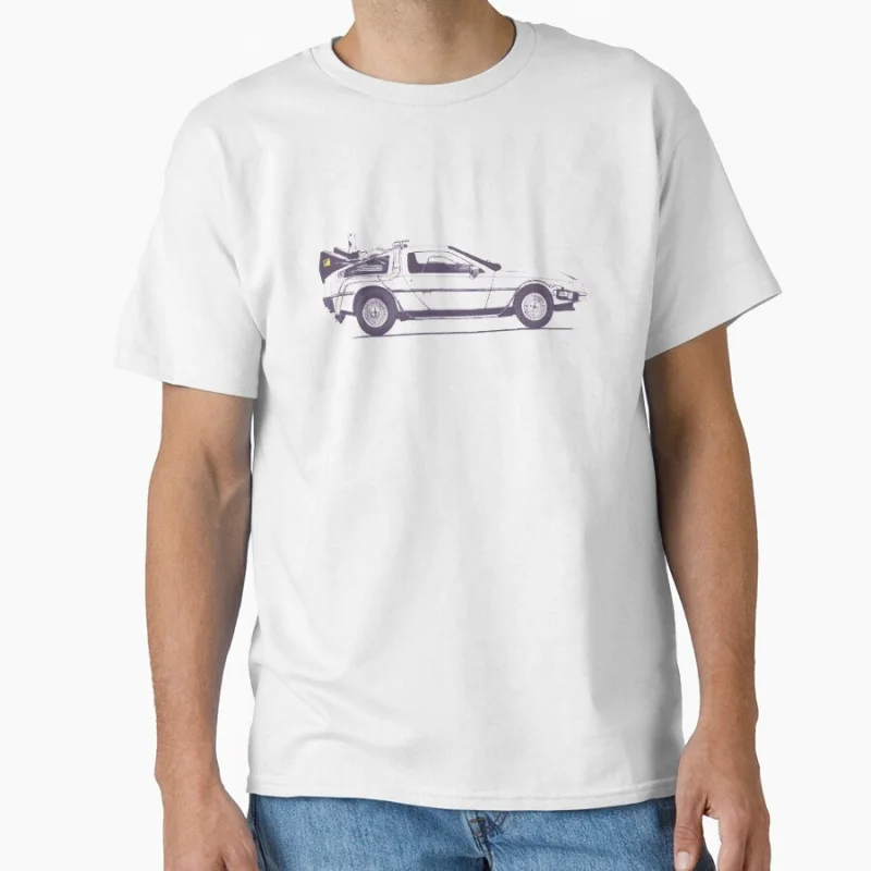 Delorean 0930 80s Time travel movie Back To The Future timemachine Gift t shirt Large size tops 100% cotton printed clothes
Delorean 0930 80s Time travel movie Back To The Future timemachine Gift t shirt Large size tops 100% cotton printed clothes