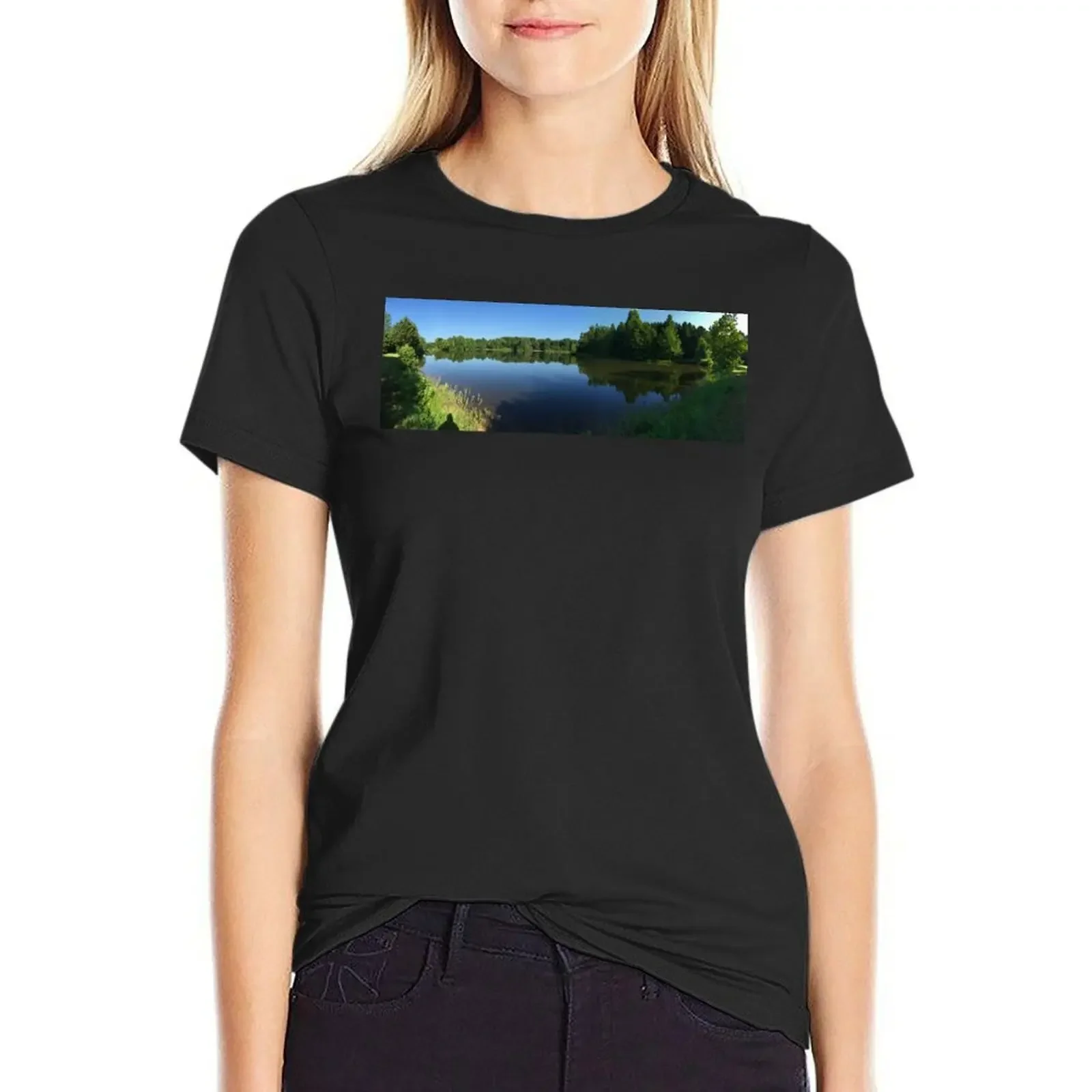 Golden Pond T-Shirt summer tops Aesthetic clothing cute clothes ariat shirts for Women
Golden Pond T-Shirt summer tops Aesthetic clothing cute clothes ariat shirts for Women