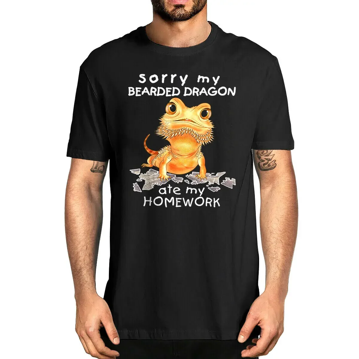 Bearded Dragon Cute Lizard Gift Beardie Ate My Homework Unisex T-Shirt
Bearded Dragon Cute Lizard Gift Beardie Ate My Homework Unisex T-Shirt