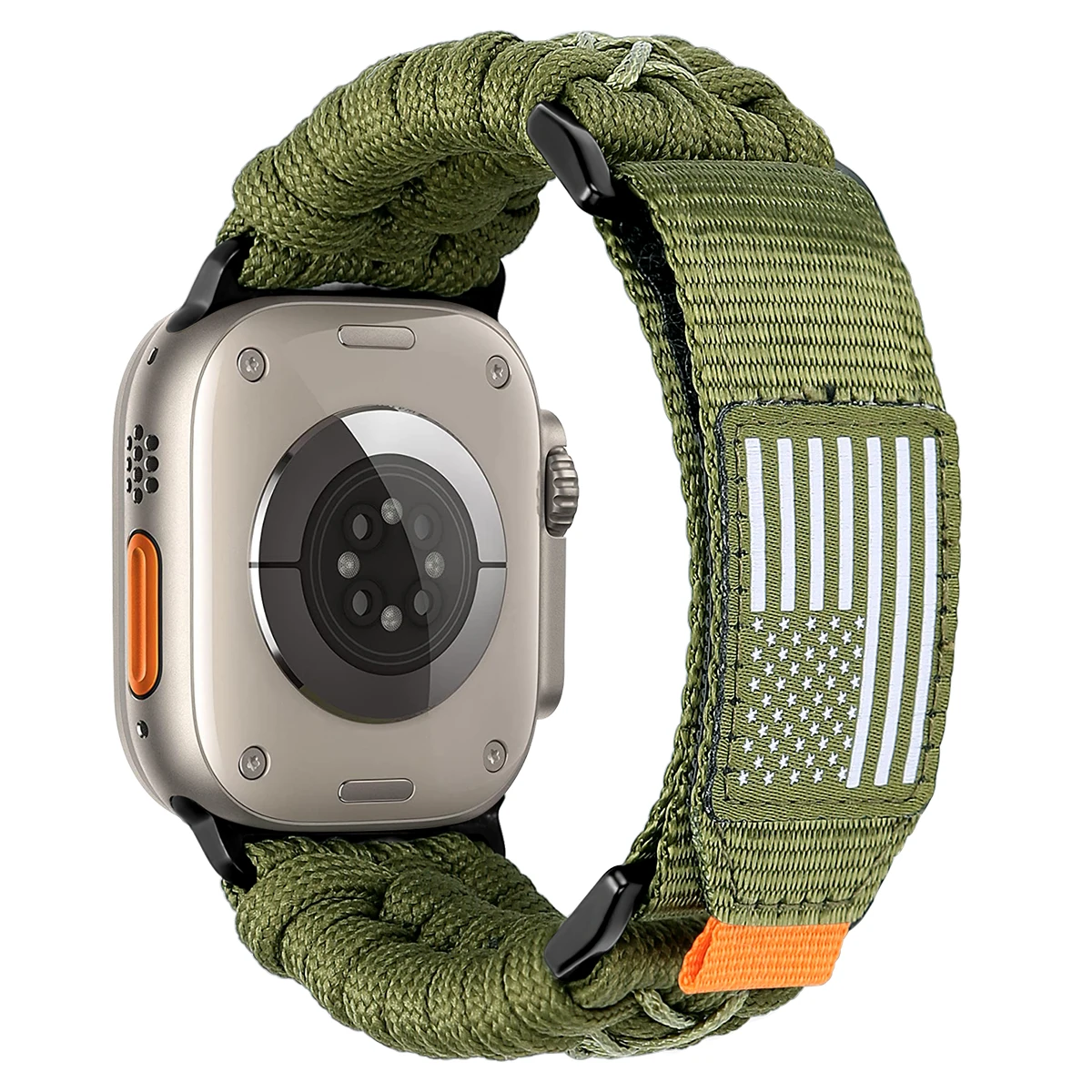 Woven strap compatible with apple watch strap 49mm/46mm/45mm/44mm/42mm nylon strap for iWatch10/9/8/7/SE/6/5 Soft sports strap
Woven strap compatible with apple watch strap 49mm/46mm/45mm/44mm/42mm nylon strap for iWatch10/9/8/7/SE/6/5 Soft sports strap