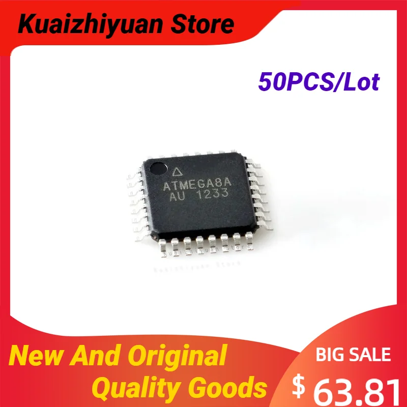 50PCS/Lot New And Original ATMEGA8A-AU ATMEGA8AU-TH ATMEGA8A-U IC MCU Chip Pic TQFP32 Chipset Quality Goods
50PCS/Lot New And Original ATMEGA8A-AU ATMEGA8AU-TH ATMEGA8A-U IC MCU Chip Pic TQFP32 Chipset Quality Goods